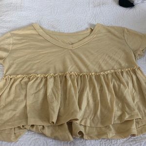 Yellow shirt
